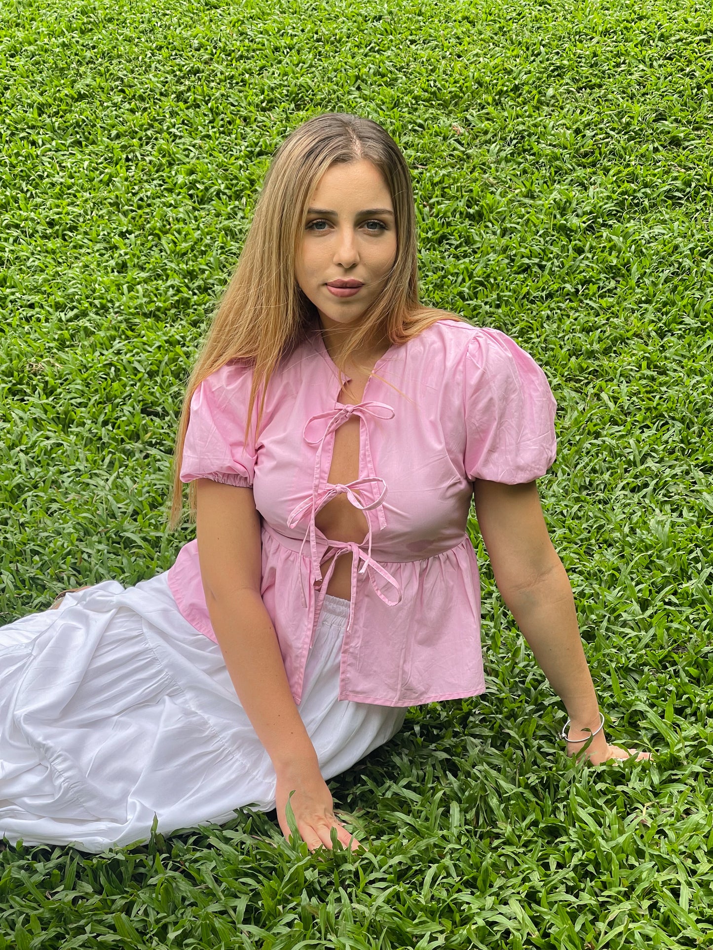 Aafrose Bow-Tie Blouse