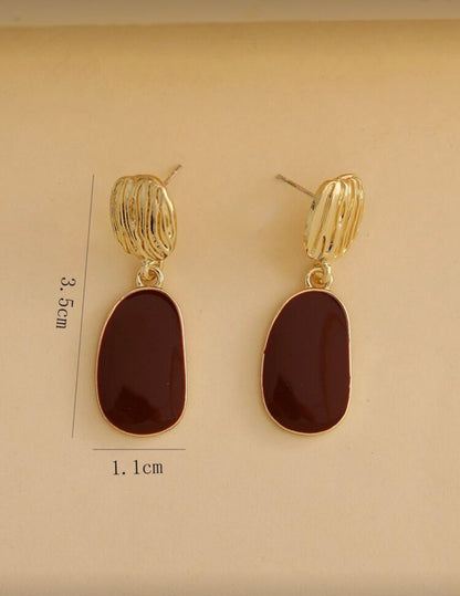 Geometric Drop Earrings
