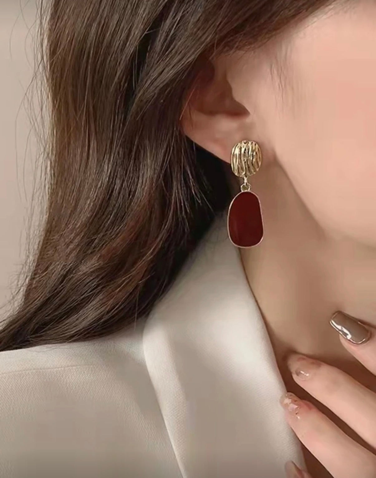 Geometric Drop Earrings