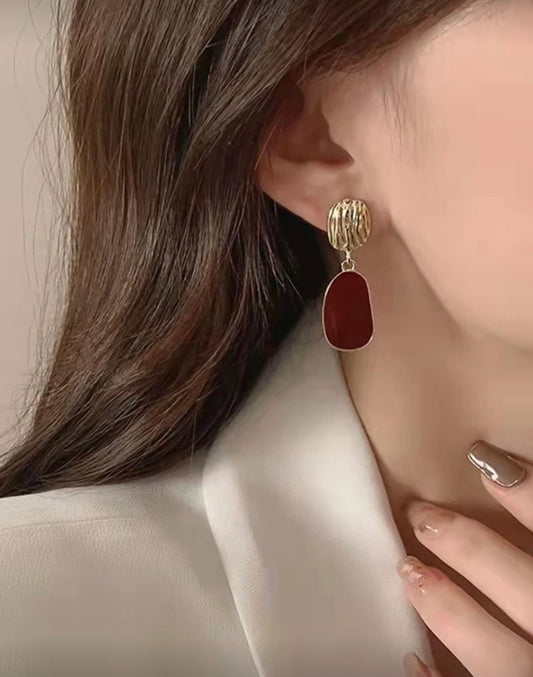 Geometric Drop Earrings