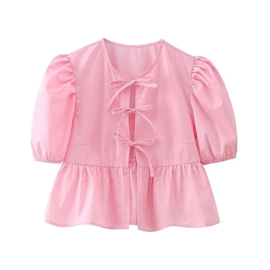 Aafrose Bow-Tie Blouse