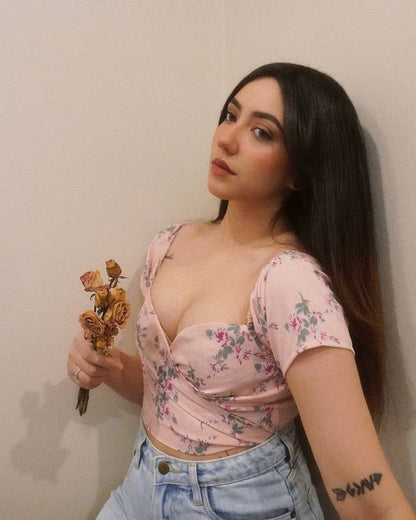 FLORA KNOT TOP