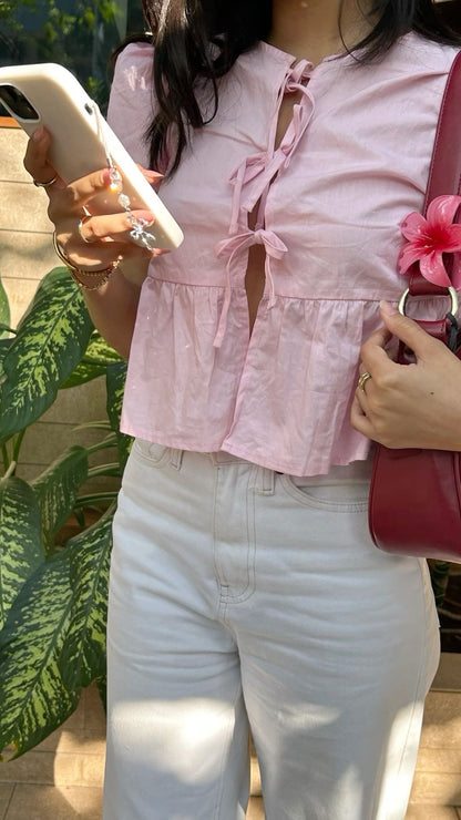 Aafrose Bow-Tie Blouse