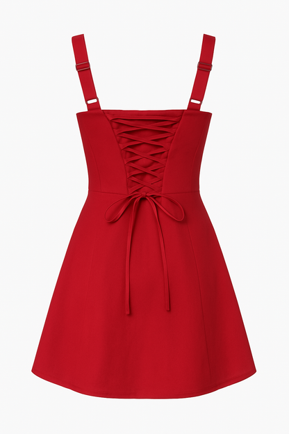 AAFROSE Ruby corset-back  mini dress