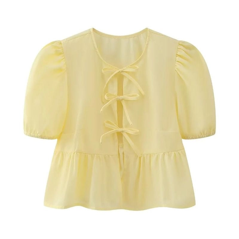 Aafrose Bow-Tie Blouse