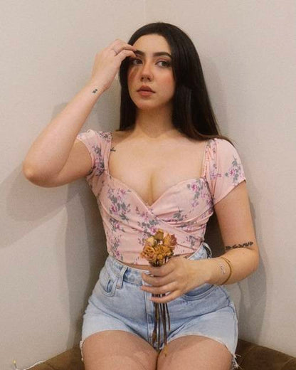 FLORA KNOT TOP