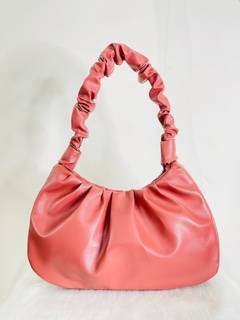 AAFROSE Pleated mud baguette bag